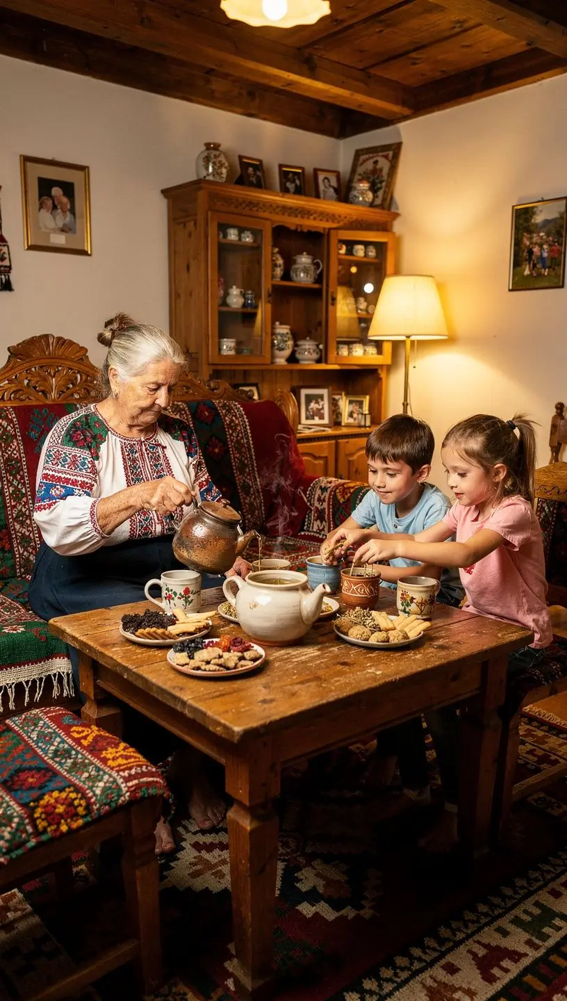 Kvetinová zmes čajových listov v sklenenej nádobe, pripravená na prípravu lahodného nápoja.